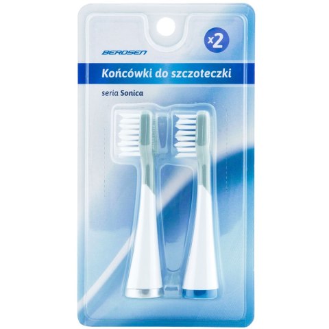 Końcówki do szczoteczki sonicznej Berdsen 2 szt Końcówki do szczoteczki sonicznej Berdsen 2 szt