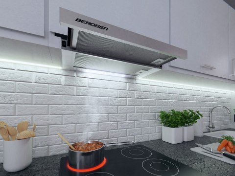 Okap kuchenny teleskopowy Berdsen BE-60-LW 60 cm INOX Okap kuchenny teleskopowy Berdsen BE-60-LW 60 cm INOX