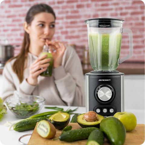 Blender kielichowy 800W BD-751 Berdsen czarny Blender kielichowy 800W BD-751 Berdsen czarny