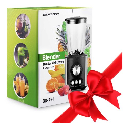 Blender kielichowy 800W BD-751 Berdsen czarny Blender kielichowy 800W BD-751 Berdsen czarny
