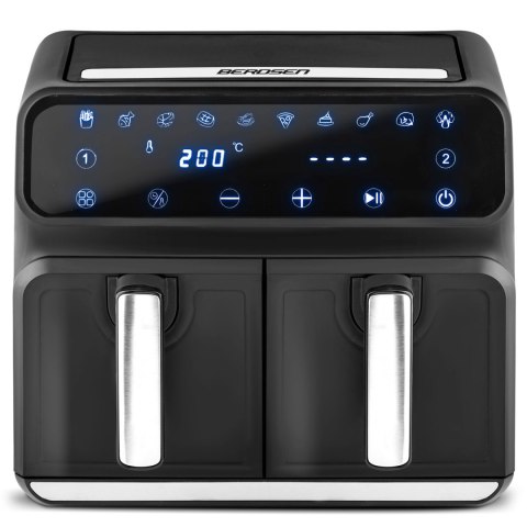 Frytkownica beztłuszczowa Air fryer BD-653 czarno-srebrna Frytkownica beztłuszczowa Air fryer BD-653 czarno-srebrna