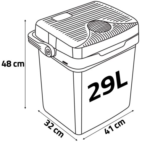 Lodówka turystyczna Berdsen Icemax 29 litry tryb ECO - zielona Lodówka turystyczna Berdsen Icemax 29 litry tryb ECO - zielona