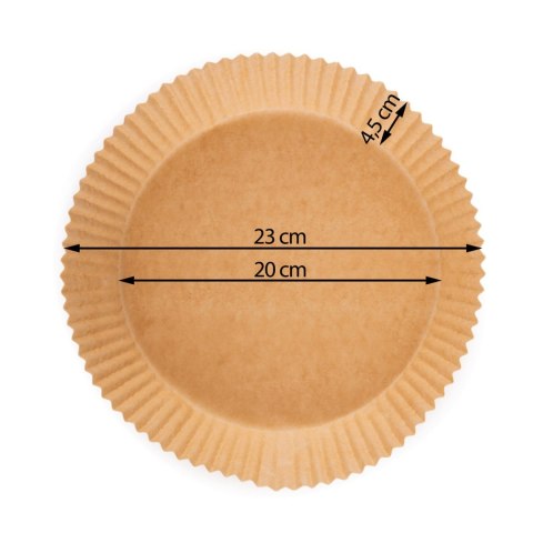 Papier do pieczenia w frytkownicy 20 cm Berdsen - 80 szt Papier do pieczenia w frytkownicy 20 cm Berdsen - 80 szt