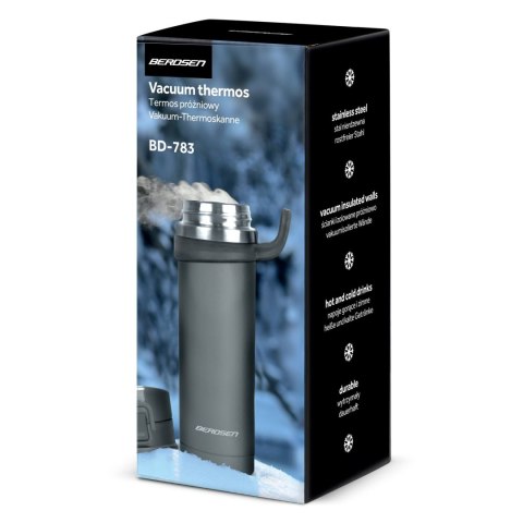 Termos próżniowy 450 ml BD-783 szary Termos próżniowy 450 ml BD-783 szary