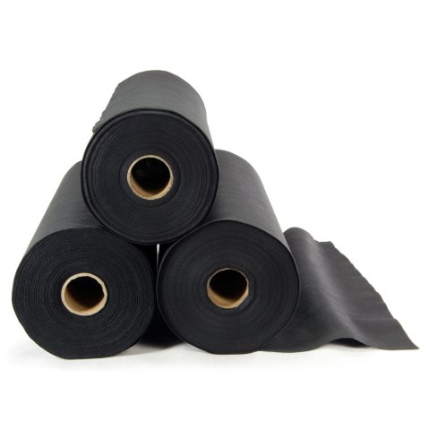 Agrowłóknina ogrodowa 1,6 m x 50 m 90 g/m2 + 100 szpilek Plonos - czarna Agrowłóknina ogrodowa 1,6 m x 50 m 90 g/m2 + 100 szpilek Plonos - czarna