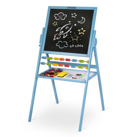 Magnetyczna kredowa tablica obrotowa Ricokids - niebieska Magnetyczna kredowa tablica obrotowa Ricokids - niebieska