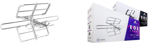 Antena DVB-T/T2 Spacetronik EOS Combo White (pasywna) Antena DVB-T/T2 Spacetronik EOS Combo White (pasywna)