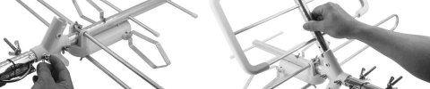 Antena DVB-T/T2 Spacetronik EOS Combo White (pasywna) Antena DVB-T/T2 Spacetronik EOS Combo White (pasywna)