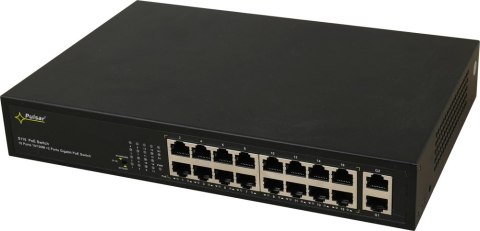 Switch PULSAR 16-portowy S116 do 16 kamer IP Switch PULSAR 16-portowy S116 do 16 kamer IP