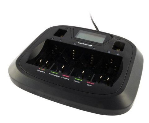 Ładowarka procesorowa do akumulatorków AA / AAA / C / D / 6F22 / 9V everActive NC-900U Ładowarka procesorowa do akumulatorków AA / AAA / C / D / 6F22 / 9V everActive NC-900U