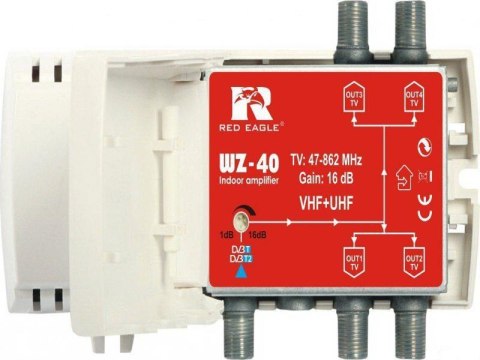 Wzmacniacz DVB-T/T2 WZ-40 RED EAGLE Wzmacniacz DVB-T/T2 WZ-40 RED EAGLE