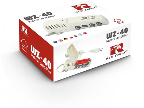 Wzmacniacz DVB-T/T2 WZ-40 RED EAGLE Wzmacniacz DVB-T/T2 WZ-40 RED EAGLE