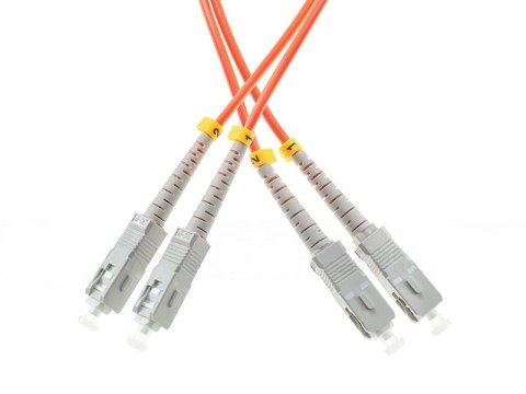 PATCHCORD ŚWIATŁOWODOWY MM SC/UPC-SC/UPC DUPLEX OM2 5m PATCHCORD ŚWIATŁOWODOWY MM SC/UPC-SC/UPC DUPLEX OM2 5m