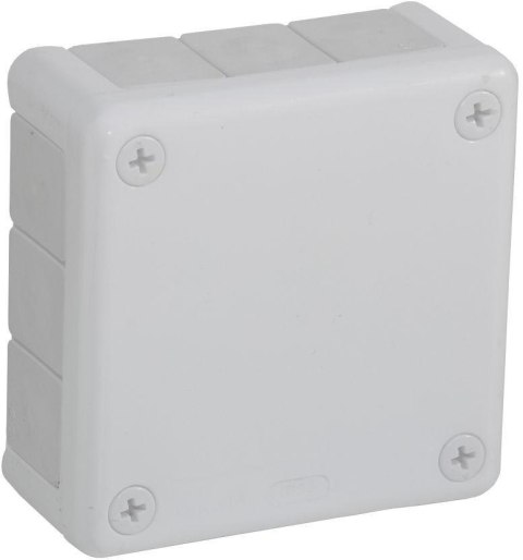 Puszka natynkowa pusta 12 wlotów VIPLAST VP-41 BIAŁA IP55 98x98x42mm 041-01 Puszka natynkowa pusta 12 wlotów VIPLAST VP-41 BIAŁA IP55 98x98x42mm 041-01