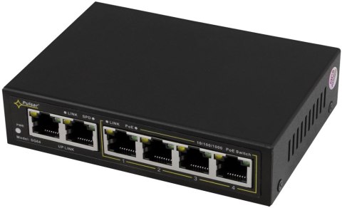 SWITCH GIGABIT POE 4+2 PULSAR SG64 SWITCH GIGABIT POE 4+2 PULSAR SG64