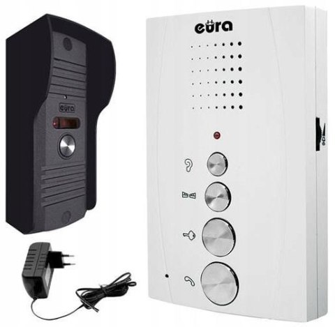 DOMOFON EURA ADP-11A3 ''INVITO'' b/słuchawkowy biały DOMOFON EURA ADP-11A3 ''INVITO'' b/słuchawkowy biały