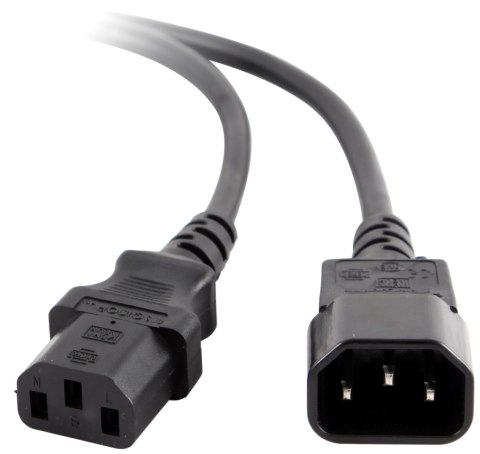 PRZEDŁUŻACZ KABLA ZASILAJĄCEGO VDE IEC 320 C13 / C14 5M Lanberg PRZEDŁUŻACZ KABLA ZASILAJĄCEGO VDE IEC 320 C13 / C14 5M Lanberg