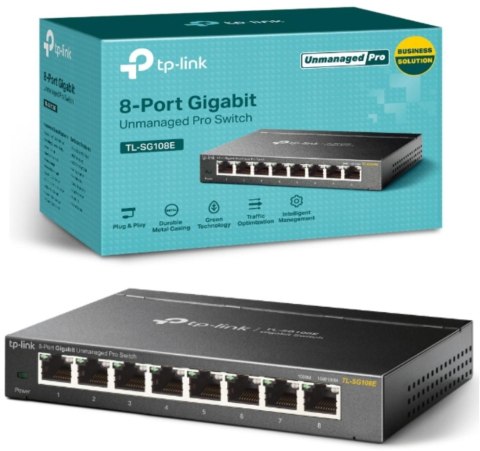 SWITCH TP-LINK TL-SG108E SWITCH TP-LINK TL-SG108E