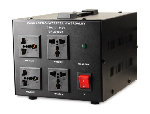 Transformator VOLT POLSKA 230V/110V 2000VA Transformator VOLT POLSKA 230V/110V 2000VA