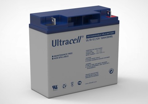 Akumulator AGM ULTRACELL UL 12V 18Ah Akumulator AGM ULTRACELL UL 12V 18Ah
