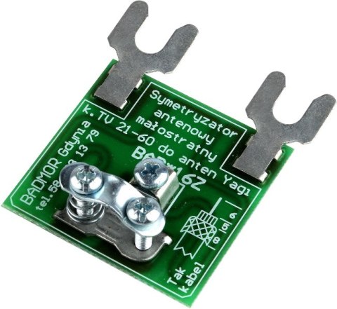 Symetryzator antenowy kanały 21-60 (drukowany) Symetryzator antenowy kanały 21-60 (drukowany)