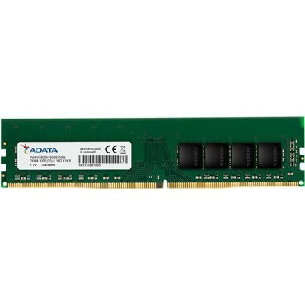 ADATA | 16 GB | U-DIMM | 3200 MHz | PC/serwer | Registered No | ECC No ADATA | 16 GB | U-DIMM | 3200 MHz | PC/serwer | Registered No | ECC No