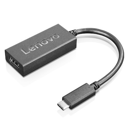 Adapter wideo Lenovo | 19-pinowe HDMI typu A | żeńskie | 24-pinowe USB-C | męskie | czarne | 0,24 m Adapter wideo Lenovo | 19-pinowe HDMI typu A | żeńskie | 24-pinowe USB-C | męskie | czarne | 0,24 m