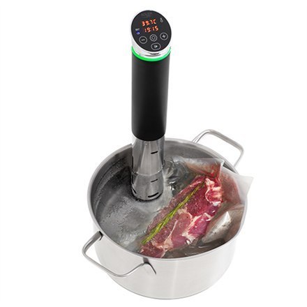Adler | AD 6415 | Sous Vide Slow Cooker | Pojemność misy L | 1000 W | Liczba prędkości | Materiał wałka | Czarny/stal nierdzewna Adler | AD 6415 | Sous Vide Slow Cooker | Pojemność misy L | 1000 W | Liczba prędkości | Materiał wałka | Czarny/stal nierdzewna