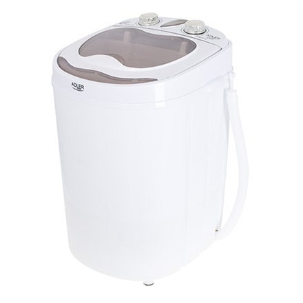 Adler | AD 8055 | Mini pralka | Ładowana od góry | Pojemność prania 3 kg | Prędkość obrotowa | Głębokość 37 cm | Szerokość 36 cm Adler | AD 8055 | Mini pralka | Ładowana od góry | Pojemność prania 3 kg | Prędkość obrotowa | Głębokość 37 cm | Szerokość 36 cm