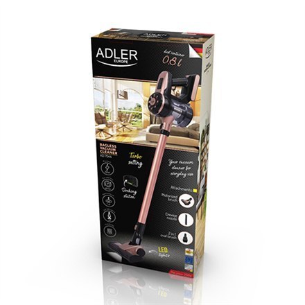 Adler | Odkurzacz | AD 7044 | Praca bezprzewodowa | Drążek ręczny i ręczny | - W | 22,2 V | Promień pracy m | Czas pracy (maks.) Adler | Odkurzacz | AD 7044 | Praca bezprzewodowa | Drążek ręczny i ręczny | - W | 22,2 V | Promień pracy m | Czas pracy (maks.)