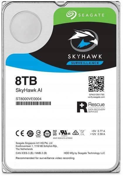 Dysk HDD Seagate SkyHawk AI ST8000VE001 8TB Dysk HDD Seagate SkyHawk AI ST8000VE001 8TB
