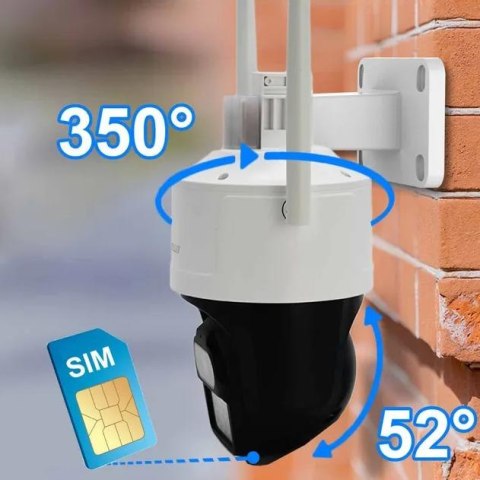 Kamera IP ORLLO Z17 Ultra 4K zewnętrzna obrotowa GSM na kartę SIM Kamera IP ORLLO Z17 Ultra 4K zewnętrzna obrotowa GSM na kartę SIM