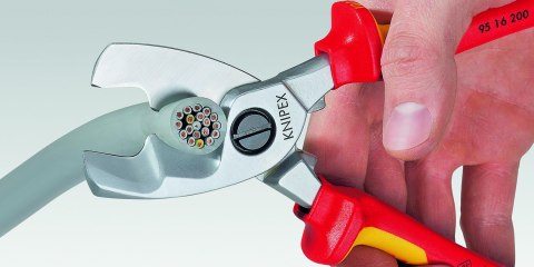 NOŻYCE DO KABLI IZOLOWANE PODWÓJNE OSTRZE 200MM NOŻYCE DO KABLI IZOLOWANE PODWÓJNE OSTRZE 200MM
