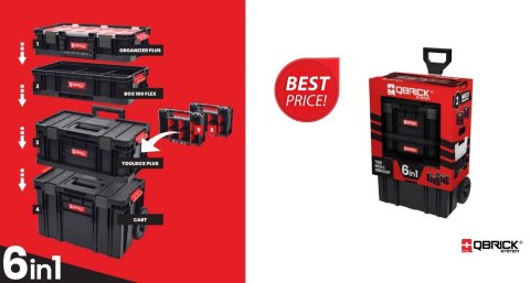 ZESTAW QBRICK SYSTEM TWO CART 6IN1 ZESTAW QBRICK SYSTEM TWO CART 6IN1