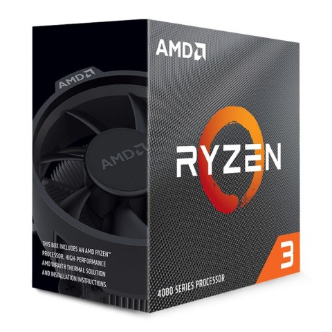 AMD | Ryzen 3 4100 | 3,8 GHz | AM4 | Wątki procesora 8 | AMD | Rdzenie procesora 4 AMD | Ryzen 3 4100 | 3,8 GHz | AM4 | Wątki procesora 8 | AMD | Rdzenie procesora 4