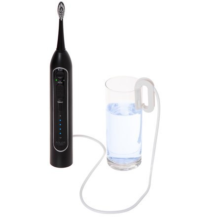 Adler | Szczoteczka soniczna 2 w 1 do nitkowania wodą | AD 2180b | Akumulatorowa | Dla dorosłych | Liczba główek szczoteczki w z Adler | Szczoteczka soniczna 2 w 1 do nitkowania wodą | AD 2180b | Akumulatorowa | Dla dorosłych | Liczba główek szczoteczki w z