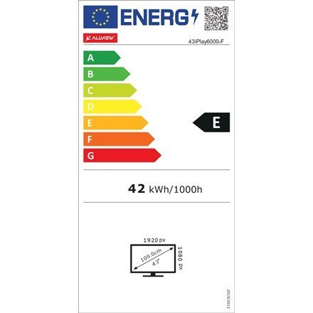 Allview 43iPlay6000-F 43" (109cm) Full HD Smart Allview 43iPlay6000-F 43" (109cm) Full HD Smart