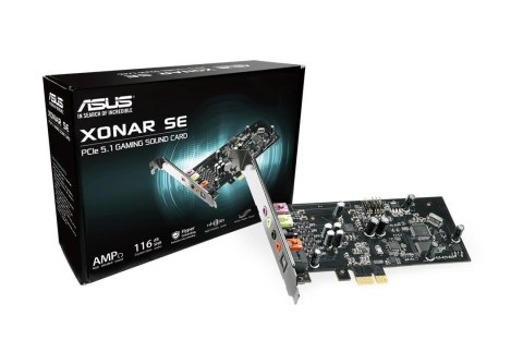 Asus | XONAR SE | Wewnętrzna | Karta dźwiękowa Asus | XONAR SE | Wewnętrzna | Karta dźwiękowa