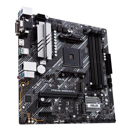 Asus | PRIME B550M-A | Gniazdo procesora Socket AM4 | Typ chipsetu AMD B550 | Obsługiwana technologia pamięci RAM DDR4 SDRAM Asus | PRIME B550M-A | Gniazdo procesora Socket AM4 | Typ chipsetu AMD B550 | Obsługiwana technologia pamięci RAM DDR4 SDRAM