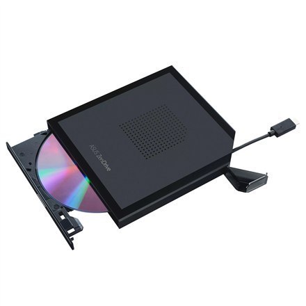 Asus | SDRW-08V1M-U | Zewnętrzny | Napęd DVD±RW (±R DL) | Czarny | USB-C Asus | SDRW-08V1M-U | Zewnętrzny | Napęd DVD±RW (±R DL) | Czarny | USB-C