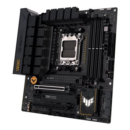 Asus | TUF GAMING B650M-PLUS | Rodzina procesorów AMD | Gniazdo procesora AM5 | DDR5 DIMM | Gniazda pamięci 4 | Obsługiwane inte Asus | TUF GAMING B650M-PLUS | Rodzina procesorów AMD | Gniazdo procesora AM5 | DDR5 DIMM | Gniazda pamięci 4 | Obsługiwane inte