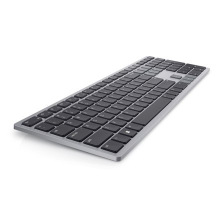 Bezprzewodowa Klawiatura Dell KB700 w kolorze Titan Gray - Technologia 2.4 GHz i Bluetooth 5.0, Układ RU, Wysokość Regulowana, K Bezprzewodowa Klawiatura Dell KB700 w kolorze Titan Gray - Technologia 2.4 GHz i Bluetooth 5.0, Układ RU, Wysokość Regulowana, K