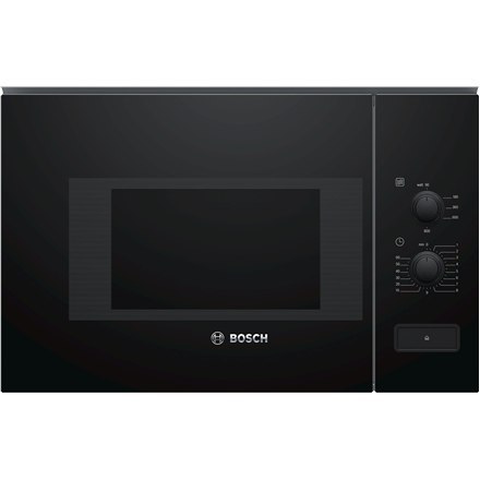 Bosch | BFL520MB0 | Kuchenka mikrofalowa | Do zabudowy | 20 L | 800 W | Czarny Bosch | BFL520MB0 | Kuchenka mikrofalowa | Do zabudowy | 20 L | 800 W | Czarny