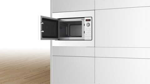 Bosch | BFL523MW3 | Kuchenka mikrofalowa | Do zabudowy | 800 W | Biały Bosch | BFL523MW3 | Kuchenka mikrofalowa | Do zabudowy | 800 W | Biały