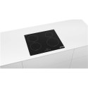 Bosch | PUE611BB5E | Płyta | Indukcyjna | Liczba palników/stref gotowania 4 | Dotykowa | Timer | Czarna