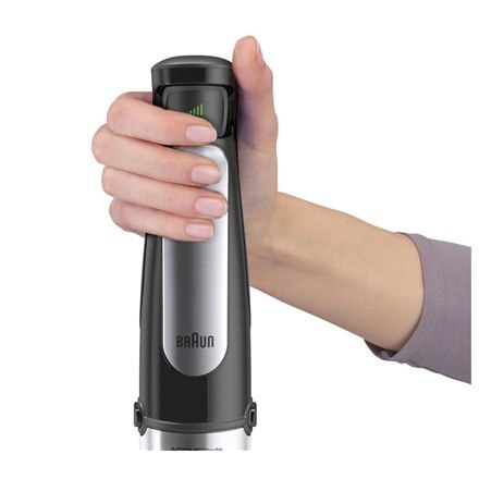 Braun | MQ7000X MultiQuick Immersion | 1000 W | Blender ręczny | Blender ręczny | Liczba prędkości 2 | Czarny/Stal nierdzewna Braun | MQ7000X MultiQuick Immersion | 1000 W | Blender ręczny | Blender ręczny | Liczba prędkości 2 | Czarny/Stal nierdzewna