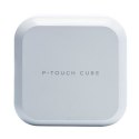 Brother P-Touch Cube Plus | PT-P710BTH | Bezprzewodowy | Przewodowy | Monochromatyczny | Termotransferowy | Inny | Biały