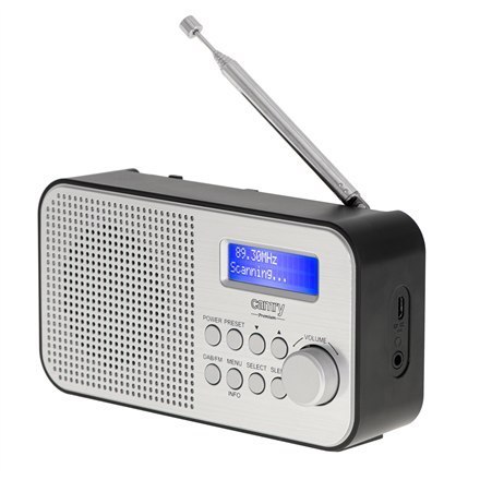 Camry | CR 1179 | Przenośne radio | Czarny/Srebrny | Funkcja alarmu