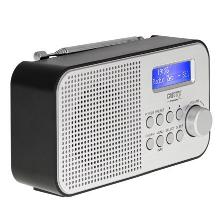 Camry | CR 1179 | Przenośne radio | Czarny/Srebrny | Funkcja alarmu Camry | CR 1179 | Przenośne radio | Czarny/Srebrny | Funkcja alarmu