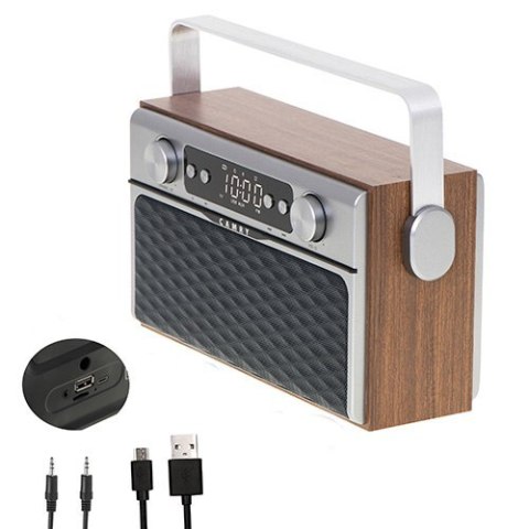 Camry | CR 1183 | Radio Bluetooth | 16 W | AUX in | Drewniane Camry | CR 1183 | Radio Bluetooth | 16 W | AUX in | Drewniane